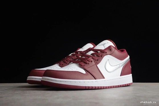 Low Bordeaux 553558-615 553558-615 1 White Jordan 0315